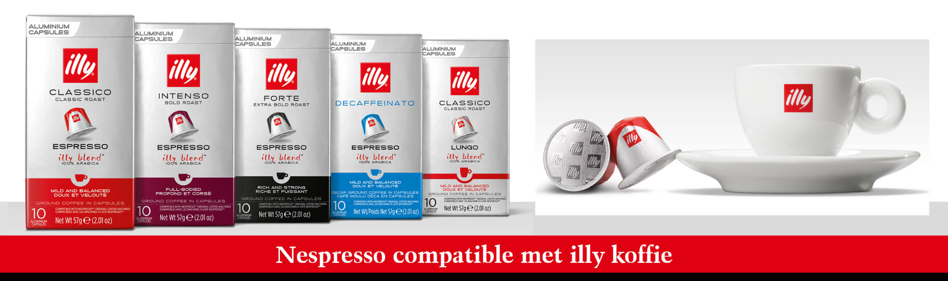 illy capsules Nespresso compatible